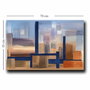 Wallity Cuadro Decorativo sobre Lienzo 45 x 70 cm